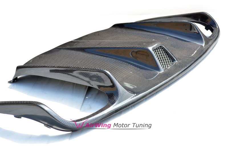 W207 - PIECHA style Carbon Rear Diffuser ３